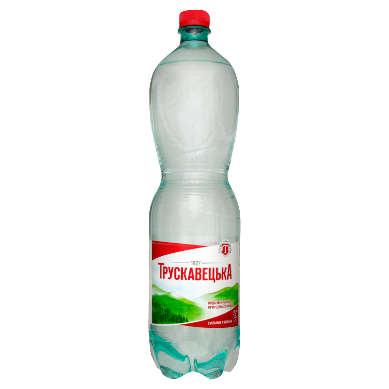 Вода мінеральна ТРУСКАВЕЦЬКА, сильногазована, 1,5л